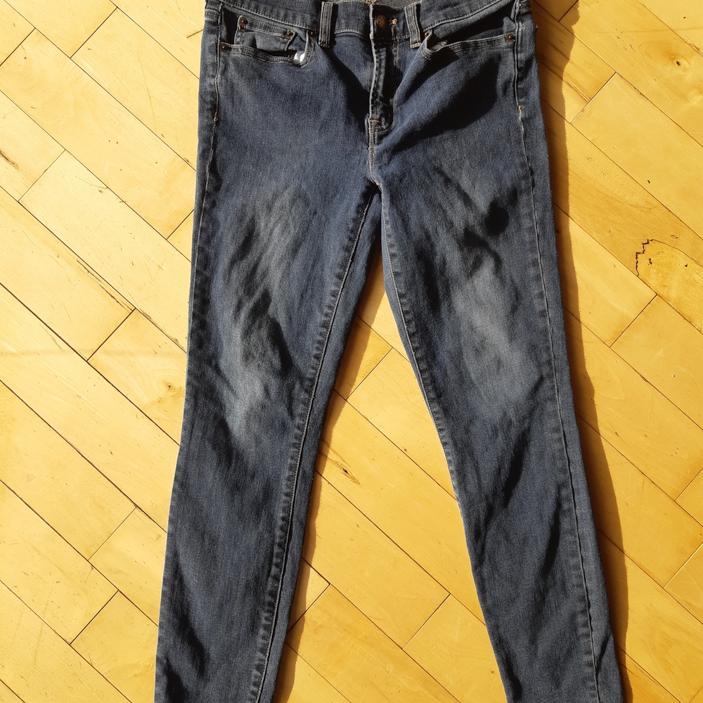 J Crew Stretch Cropped Skinny Jeans 26" Inseam Size 28 - Picture 3 of 4